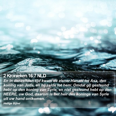 2 Kronieken 16:7 NLD Bible Verse Image