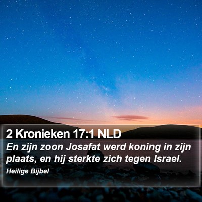 2 Kronieken 17:1 NLD Bible Verse Image