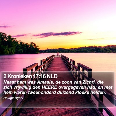 2 Kronieken 17:16 NLD Bible Verse Image