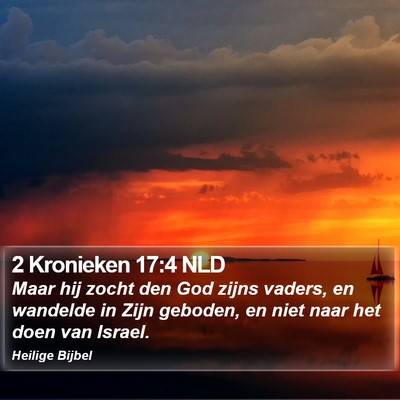 2 Kronieken 17:4 NLD Bible Verse Image
