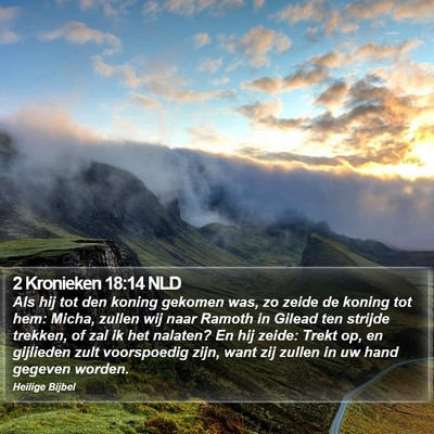 2 Kronieken 18:14 NLD Bible Verse Image