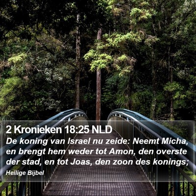 2 Kronieken 18:25 NLD Bible Verse Image