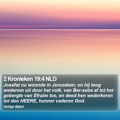 2 Kronieken 19:4 NLD Bible Verse Image