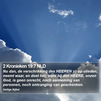 2 Kronieken 19:7 NLD Bible Verse Image
