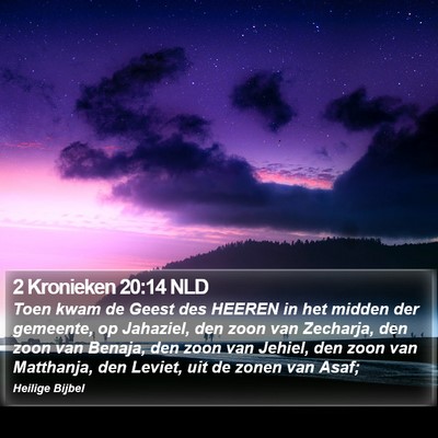 2 Kronieken 20:14 NLD Bible Verse Image