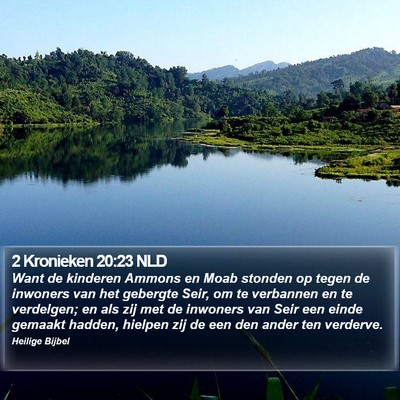 2 Kronieken 20:23 NLD Bible Verse Image