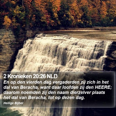 2 Kronieken 20:26 NLD Bible Verse Image