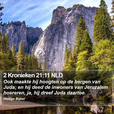 2 Kronieken 21:11 NLD Bible Verse Image