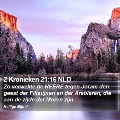 2 Kronieken 21:16 NLD Bible Verse Image