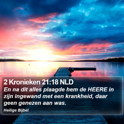 2 Kronieken 21:18 NLD Bible Verse Image