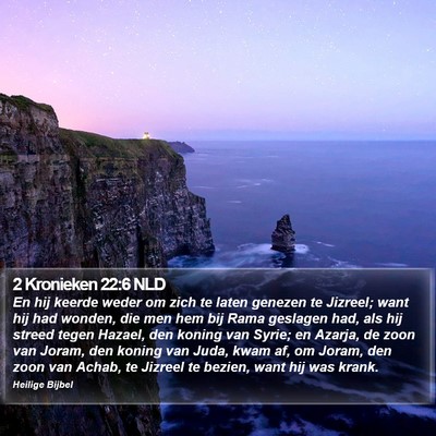 2 Kronieken 22:6 NLD Bible Verse Image
