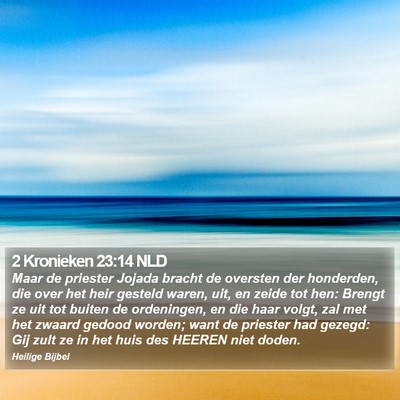 2 Kronieken 23:14 NLD Bible Verse Image