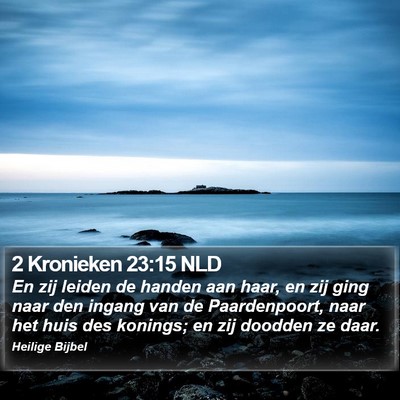 2 Kronieken 23:15 NLD Bible Verse Image