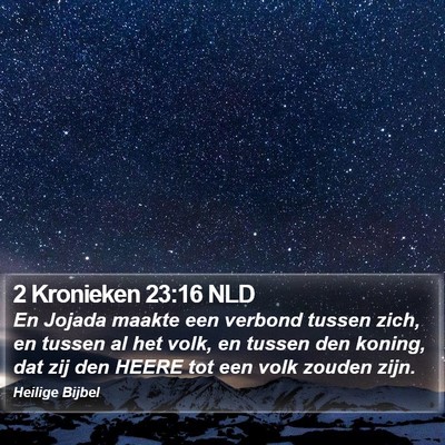 2 Kronieken 23:16 NLD Bible Verse Image