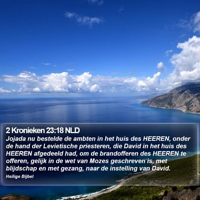 2 Kronieken 23:18 NLD Bible Verse Image