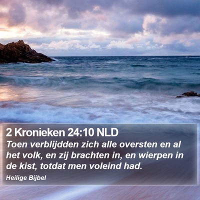 2 Kronieken 24:10 NLD Bible Verse Image