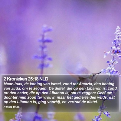 2 Kronieken 25:18 NLD Bible Verse Image