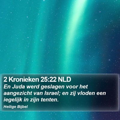 2 Kronieken 25:22 NLD Bible Verse Image