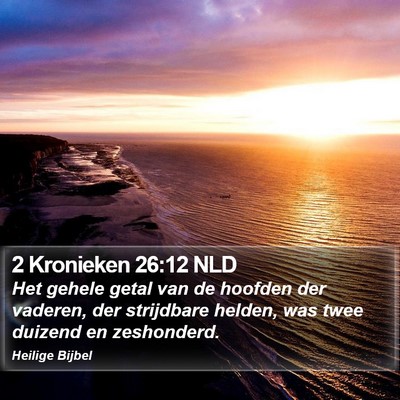 2 Kronieken 26:12 NLD Bible Verse Image