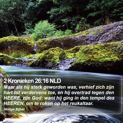 2 Kronieken 26:16 NLD Bible Verse Image