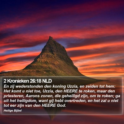 2 Kronieken 26:18 NLD Bible Verse Image