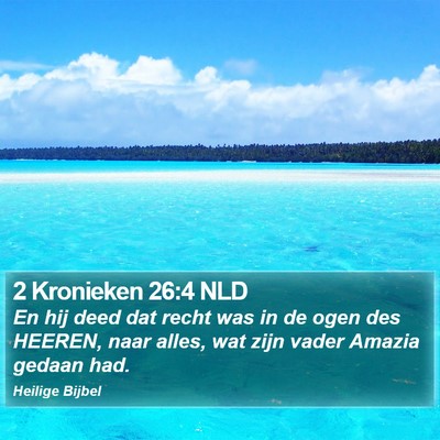 2 Kronieken 26:4 NLD Bible Verse Image