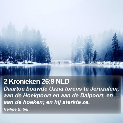2 Kronieken 26:9 NLD Bible Verse Image