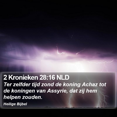 2 Kronieken 28:16 NLD Bible Verse Image