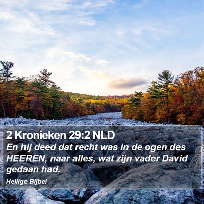 2 Kronieken 29:2 NLD Bible Verse Image