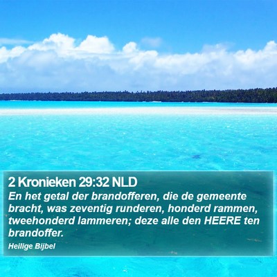 2 Kronieken 29:32 NLD Bible Verse Image