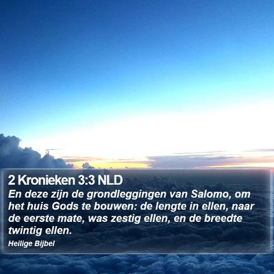 2 Kronieken 3:3 NLD Bible Verse Image