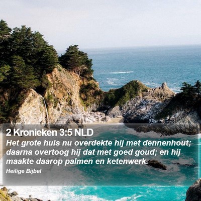 2 Kronieken 3:5 NLD Bible Verse Image