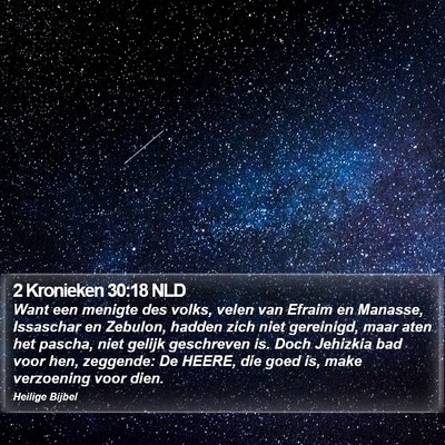 2 Kronieken 30:18 NLD Bible Verse Image