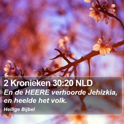 2 Kronieken 30:20 NLD Bible Verse Image