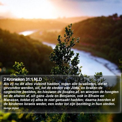 2 Kronieken 31:1 NLD Bible Verse Image