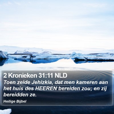 2 Kronieken 31:11 NLD Bible Verse Image