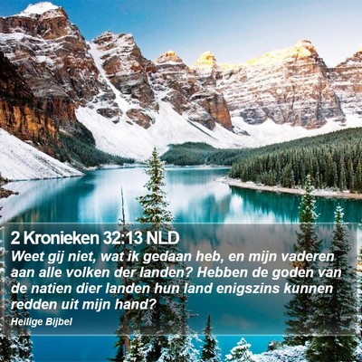 2 Kronieken 32:13 NLD Bible Verse Image