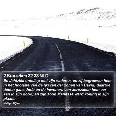 2 Kronieken 32:33 NLD Bible Verse Image