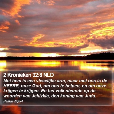 2 Kronieken 32:8 NLD Bible Verse Image