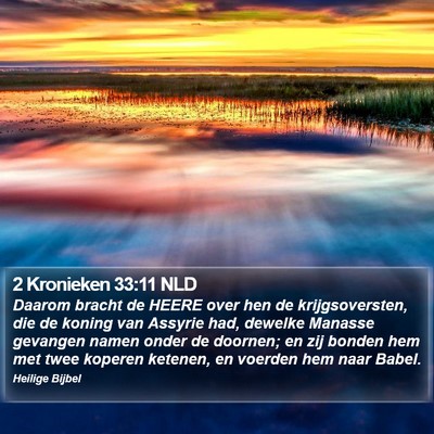 2 Kronieken 33:11 NLD Bible Verse Image