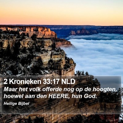 2 Kronieken 33:17 NLD Bible Verse Image