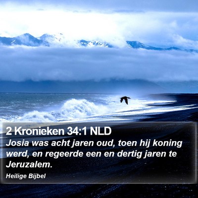 2 Kronieken 34:1 NLD Bible Verse Image