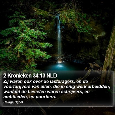 2 Kronieken 34:13 NLD Bible Verse Image