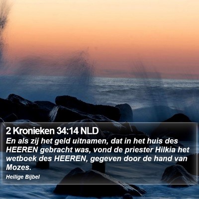 2 Kronieken 34:14 NLD Bible Verse Image