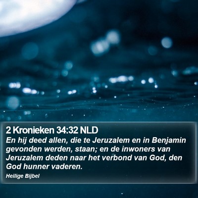 2 Kronieken 34:32 NLD Bible Verse Image