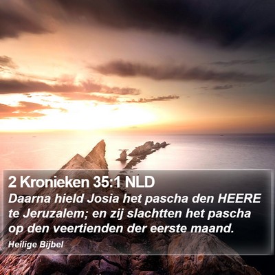 2 Kronieken 35:1 NLD Bible Verse Image