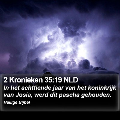 2 Kronieken 35:19 NLD Bible Verse Image