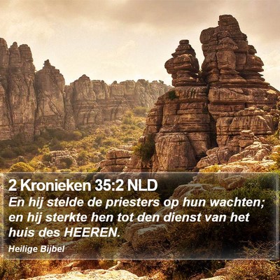 2 Kronieken 35:2 NLD Bible Verse Image