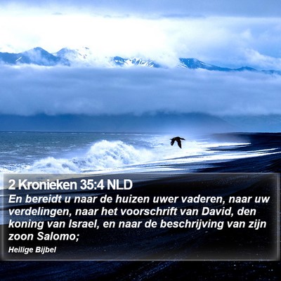 2 Kronieken 35:4 NLD Bible Verse Image