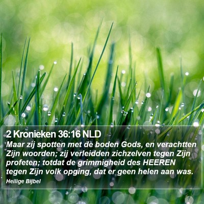 2 Kronieken 36:16 NLD Bible Verse Image